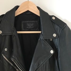 Zara Black leather Jacket